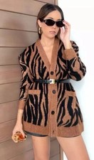 Zara Animal Jacquaard Knit