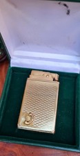 Crown MUSICAL Musilite Lighter Gold plated Working And Plays A Tune See Video .