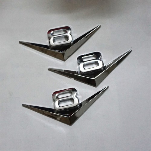 Chrome silver metal - 3x,