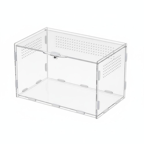 Acrylic amphibian box - acrylic,