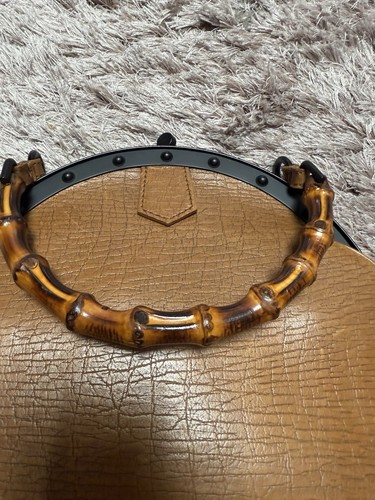 Bamboo handle genuine gucci - handle,