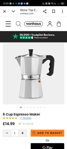 Vonshef cup 300ml stainless - vonshef, 6