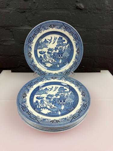 Broadhurst willow pattern blue - broadhurst,