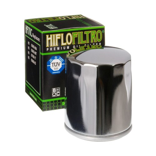 Hiflo oil filter 170 - hiflo, chrome