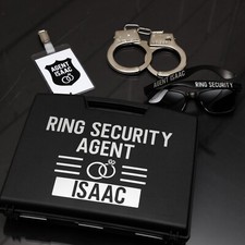 Personalised ring security box - ring,