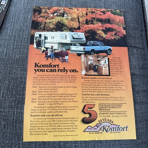 1987 komfort fifth wheel - 1987,