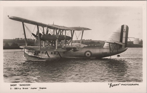 Short rangoon flying boat - rangoon, real