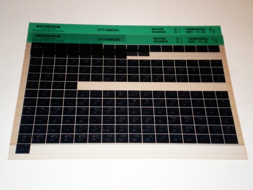 Microfiche spare parts catalog - microfiche,