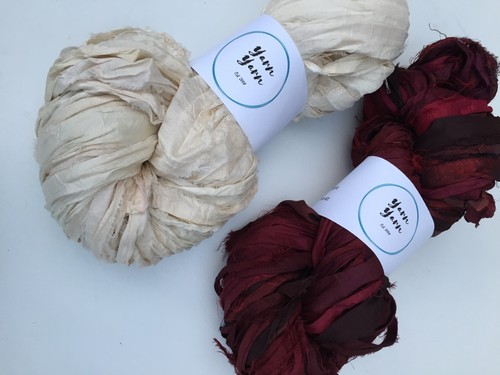 Sari silk ribbon weave - ribbon,,