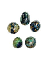 Azurite polished tumble - polished, stone