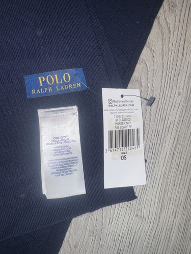 Ralph lauren scarf blue new - lauren,