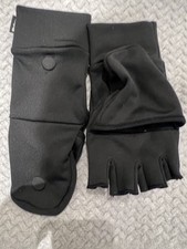 Rohan- men’s - weather system gloves : convertible mitt - size: L/XL - black 