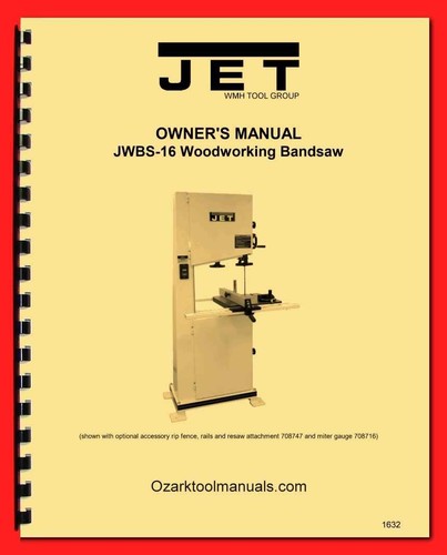Jet jwbs wood - 16", saw