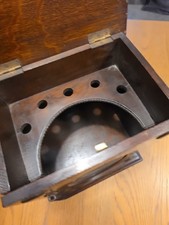 Vintage Smokers Pipe Holder Cabinet Cupboard 1 Foot High