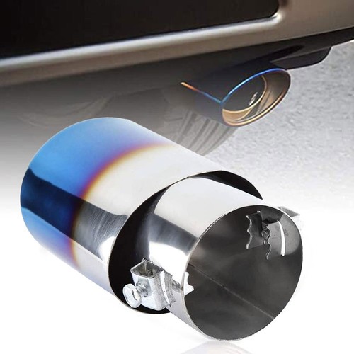 Blue car exhaust - blue, tip