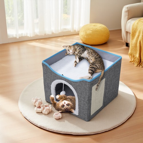 Cat beds for indoor - cat, cube
