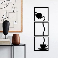 Coffee Cup Metal Wall Art