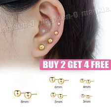 Unisex earrings piercing - 2+4,