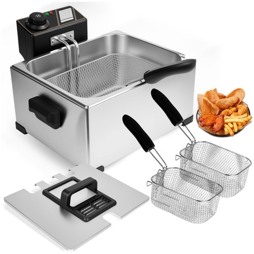 Electric deep fryer with - electric,