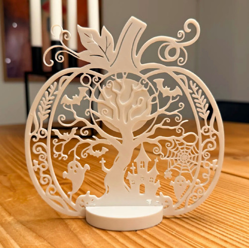 Halloween pumpkin tree - halloween,