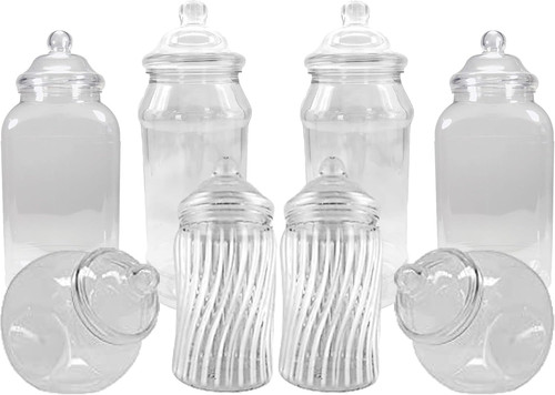 Assorted empty retro plastic - assorted,