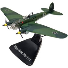 Heinkel He 111 Aircraft Model Plane Toy Gift - 1/144 Scale