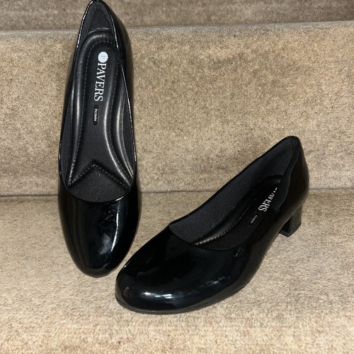Pavers block heel court shoes - block,