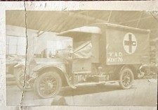 WW1 VAD Ambulance Photo Kent