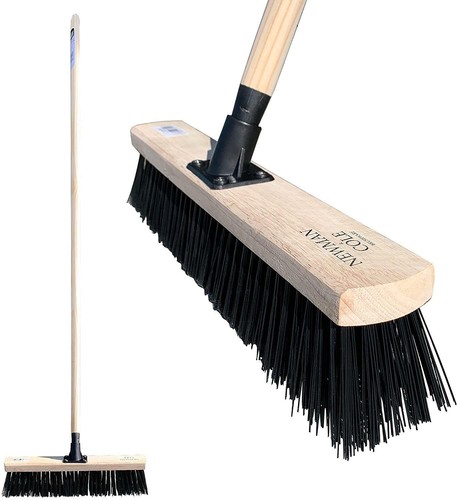 Stiff garden broom outdoor - garden,