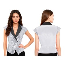Women Sparkling Sequin Tops
