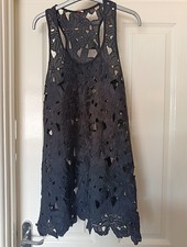 Matalan Ladies Black Beach Cover Up. Size Small