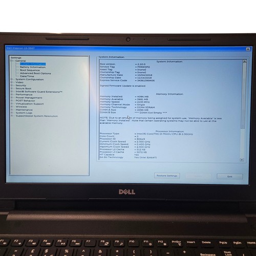 Dell inspiron 3567 laptop - 3567,
