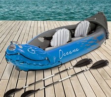 Summit Oceana 2 Person Kayak Blue with  2 Paddles And More (NEW)