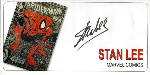Stan lee spiderman autograph - spiderman,