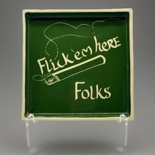 Tobacciana Cigar Ashtray,Stash