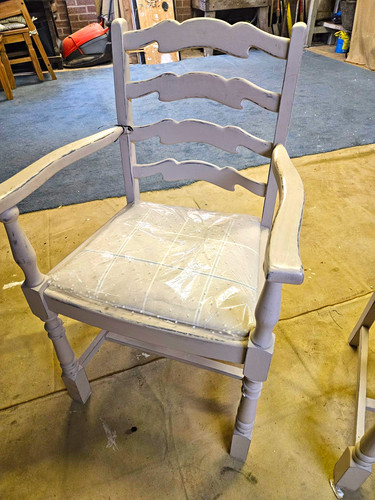 Set beige painted wood - of,