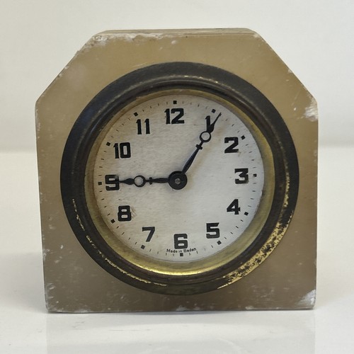 Vintage baden desk - vintage, clock