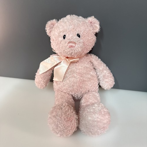 Gund pink teddy bear inches - gund,