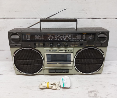 1980s sharp ghettoblaster - 1980s,
