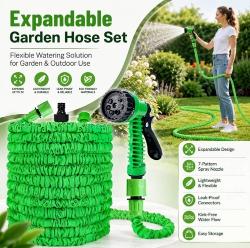 Expandable garden hose - expandable,