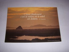 CP POSTCARD MESSAGE SUNSET