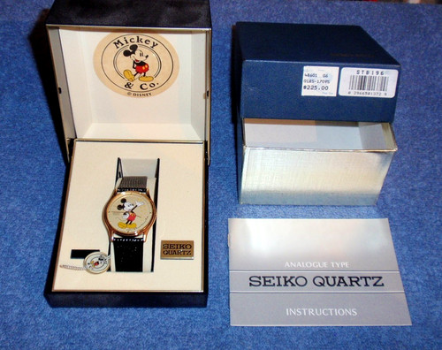 Men mickey mouse seiko - men's,