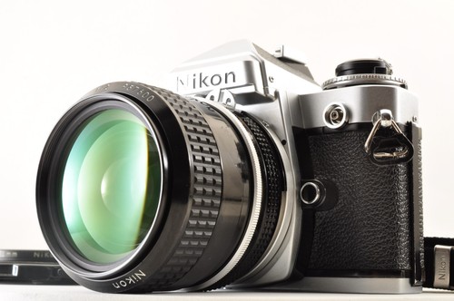 Nikon silver 35mm - fe, slr