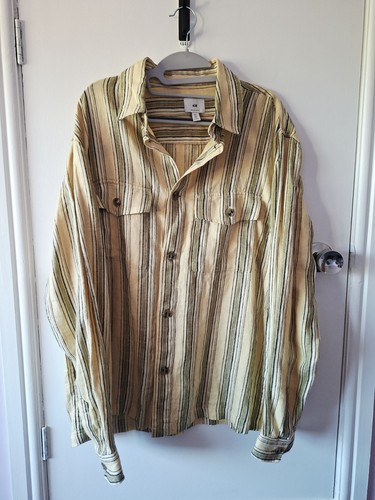 Mens 100 linen stripe - mens, 100%