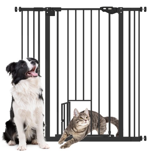 Pawhut extra tall dog gate - tall,
