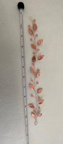 Slim rose gold leaf - rose, hair