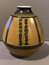 Studio Pottery vase British ? Scandinavian ? Impressed mark - Auld wallwork era