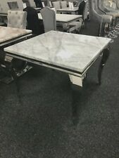 Louis marble dining table, 1.0 Metre square stunning dining table colour option