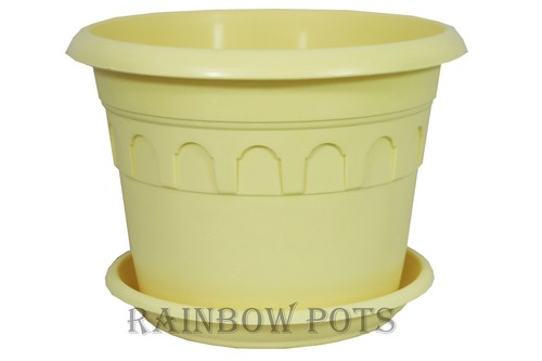 Plastic plant pots decor - pots,