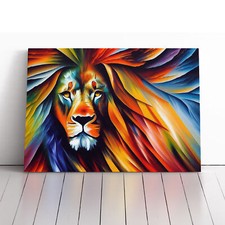 Lion Vol.3 Abstract Canvas
